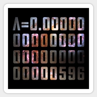 Cosmological constant - lambda Sticker